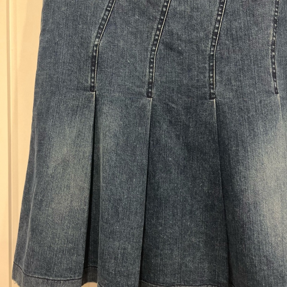 Vintage Y2K Michael Kors Denim Skirt - Picture 2 of 8